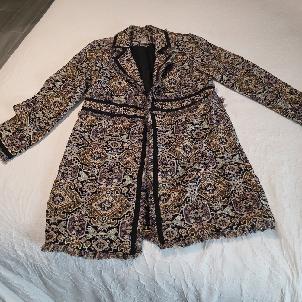 Chico's Multicolor Patterned Blazer - image 1